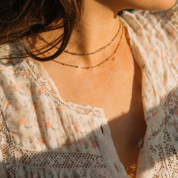 NWT Little Sky Stone Azure Necklace - Picture 2 of 6